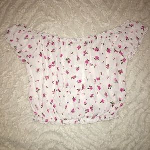 Floral crop top